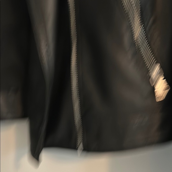 Express Black Leather Jacket - Picture 4 of 5